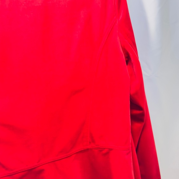 NWT Peck & Peck Red Velvet Two Pocket Edge to Edge Jacket M - Picture 12 of 16